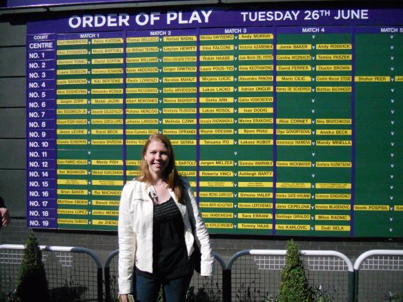 Wimbledon, Centre Court, All England Club, Order of Play