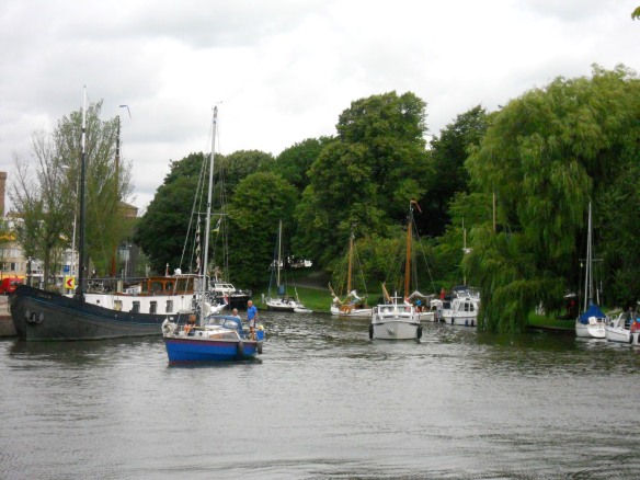 Leeuwarden, City Centre, Friesland, Canals, Boats